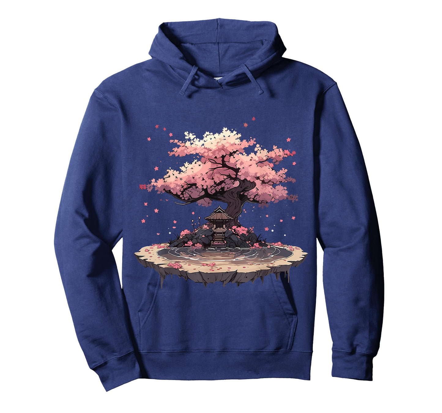 Vintage Cherry Blossom Woodblock Tee Japanese Graphical Art T-Shirt