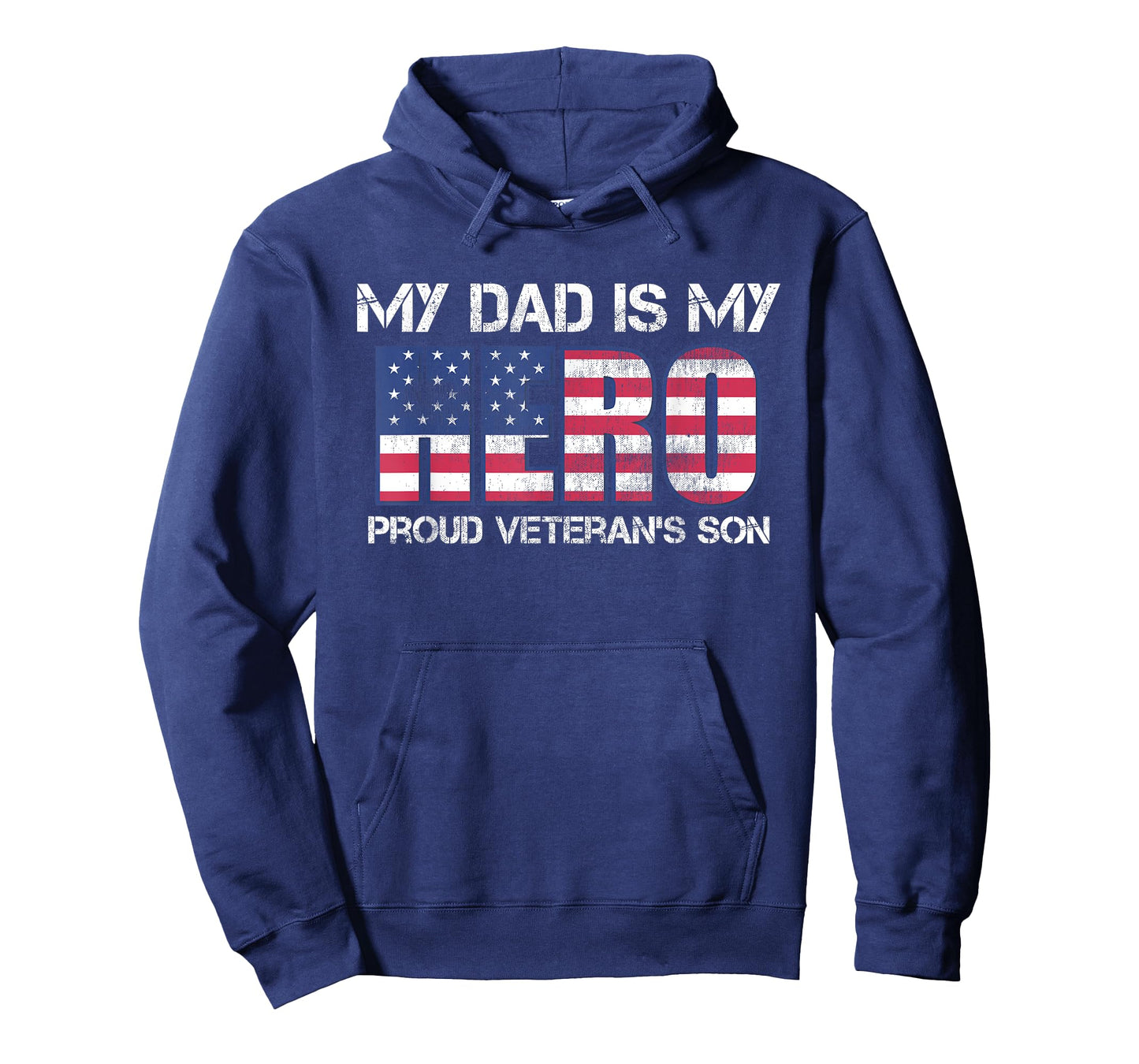 Military Family Veteran T-Shirt My Dad is My Hero Son T-Shirt