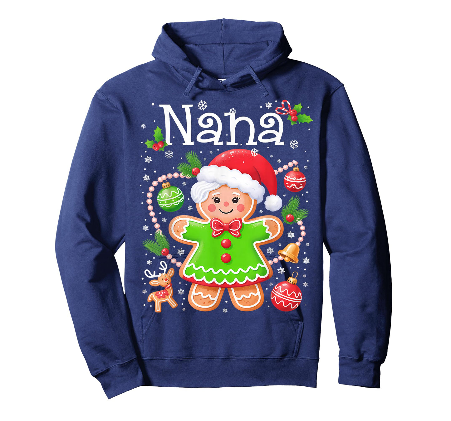 Cute Nana Gingerbread Family Matching Christmas Cookie Crew T-Shirt