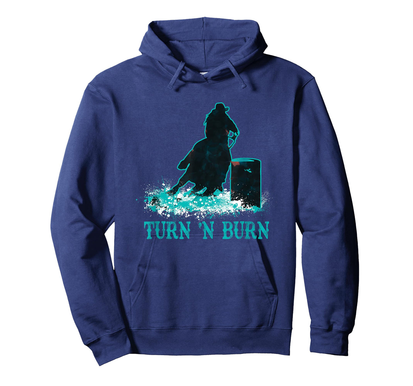 Barrel Racer Turn and Burn Barrel Racing Rodeo Cowgirl T-Shirt