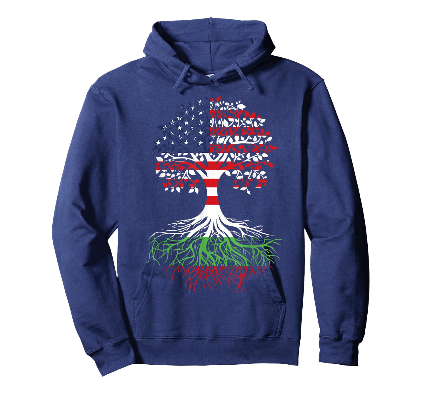 Bulgarian Roots American Grown Tree Bulgaria Flag Art Gift T-Shirt