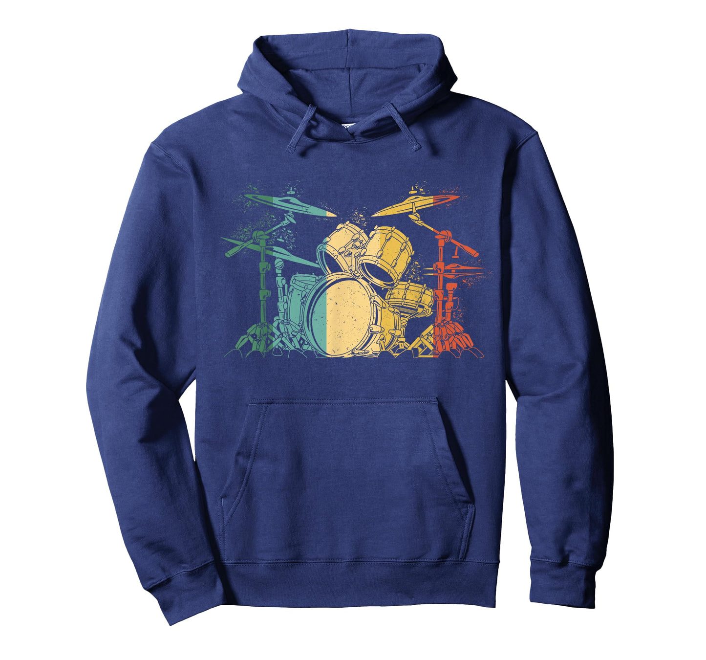 Drummer Retro Vintage Drum Set Drummers Men Drumming T-Shirt