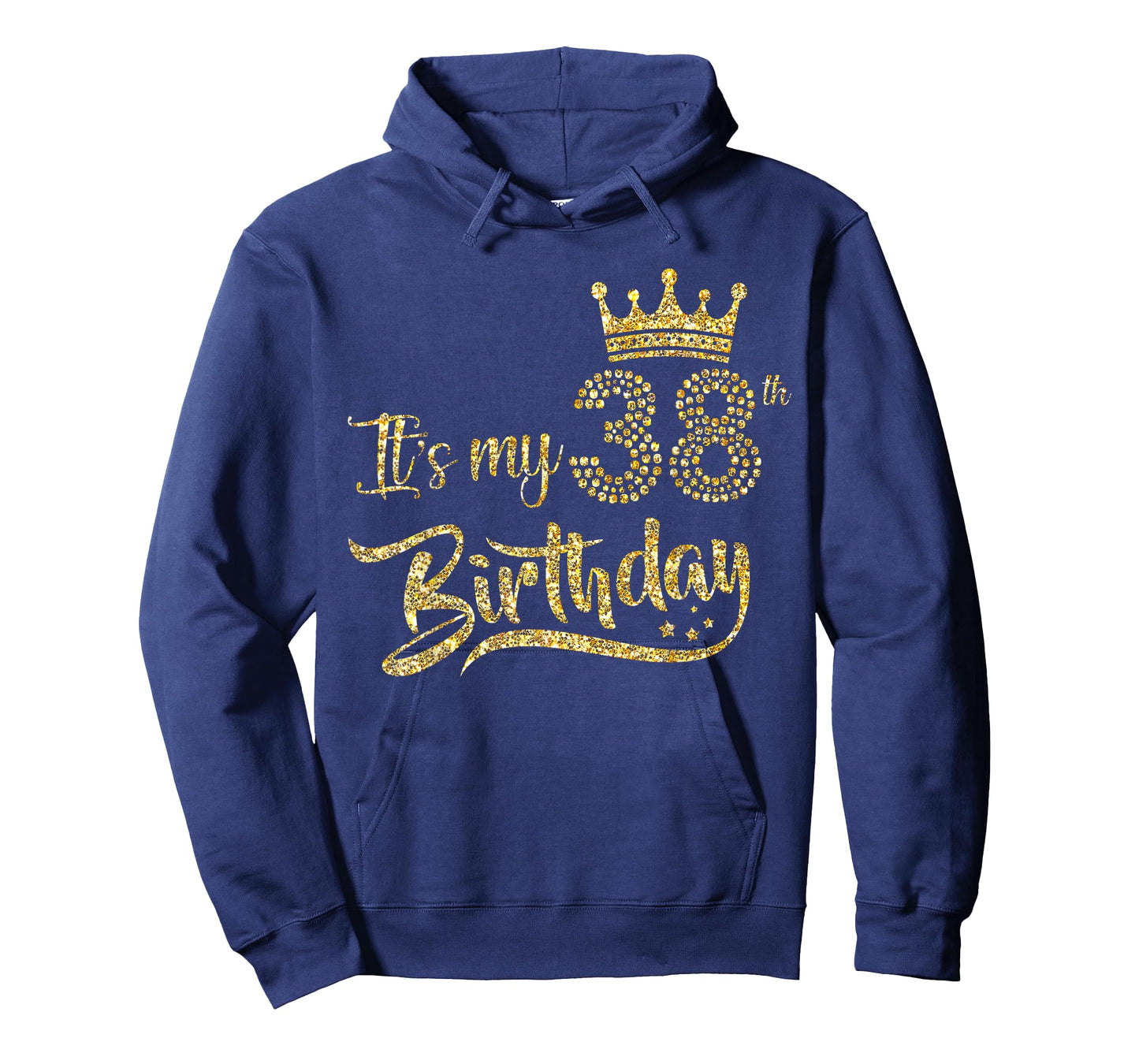 Womens It's My 38th birthday Crown 38 Yrs Old Birthday Queen T-Shirt