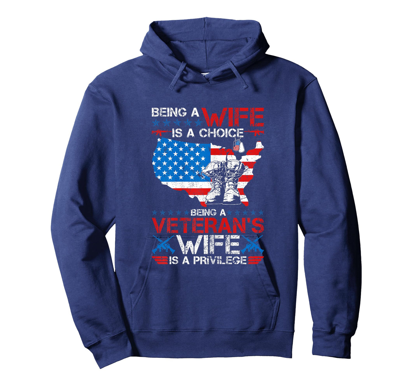 Veteran Wife Is A Privilege US Veteran Army Husband T-Shirt
