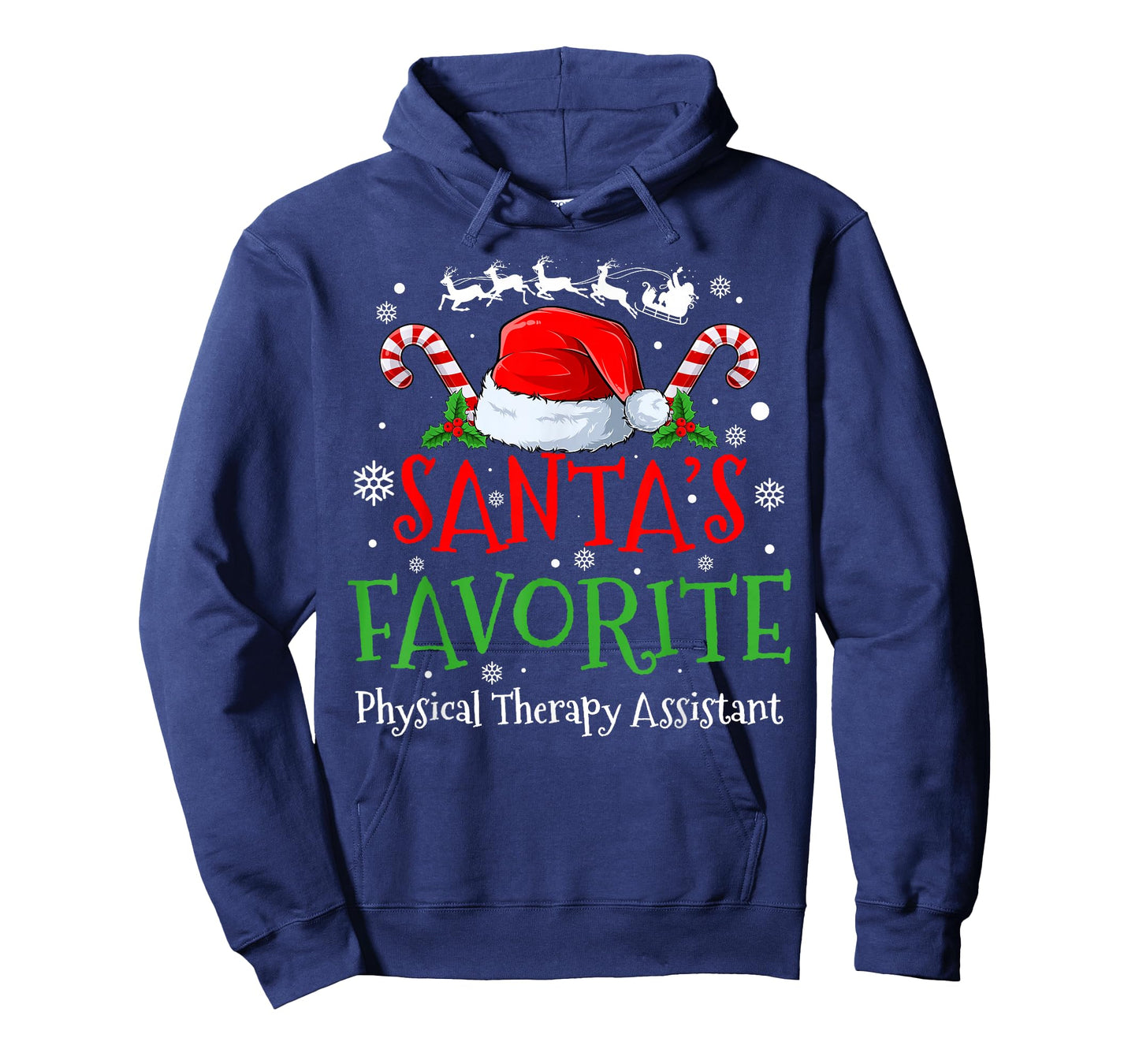 Santa's Favorite Physical Therapy Assistant Christmas Party T-Shirt