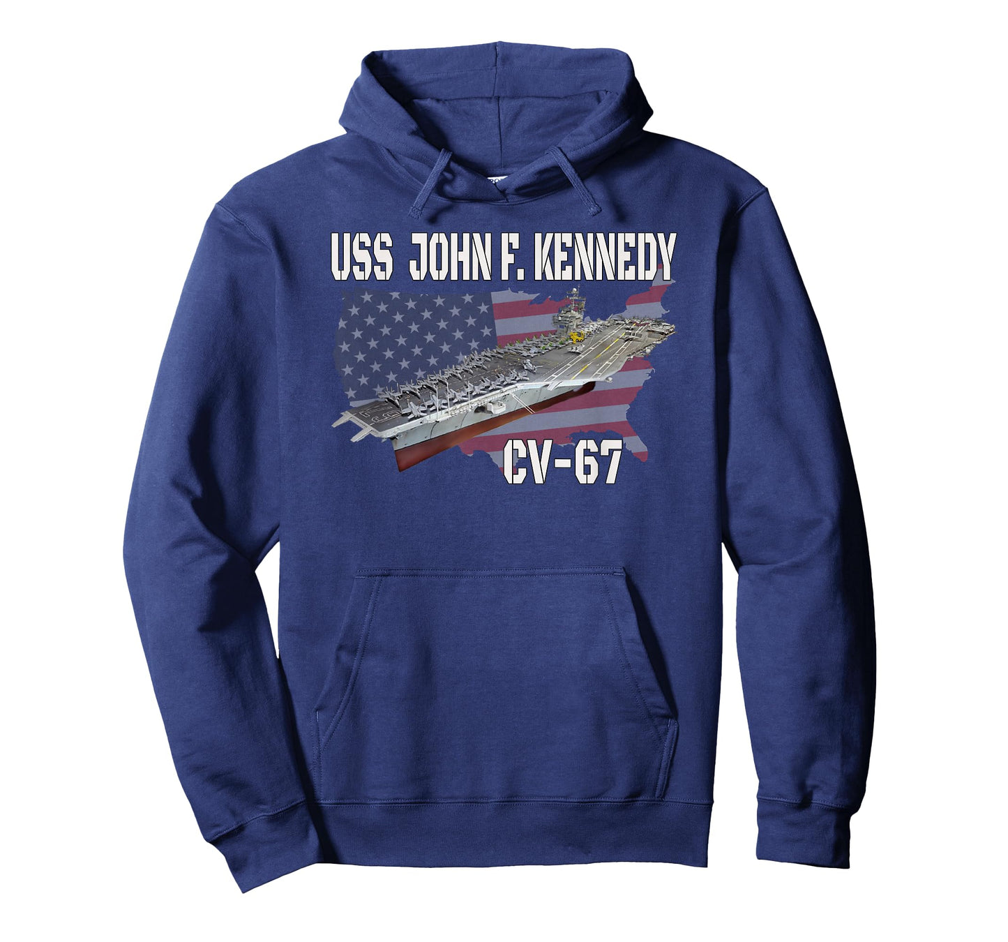 USS John F. Kennedy CV-67 Aircraft Carrier Veterans Day T-Shirt