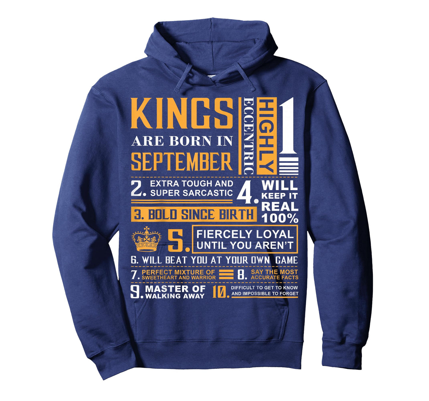 Birthday Gifts - Kings are Born In September T-Shirt T-Shirt
