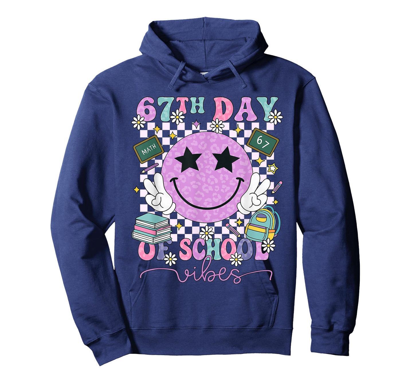 67th Day of School Vibes Funny Six Seven 67 Meme Slang T-Shirt