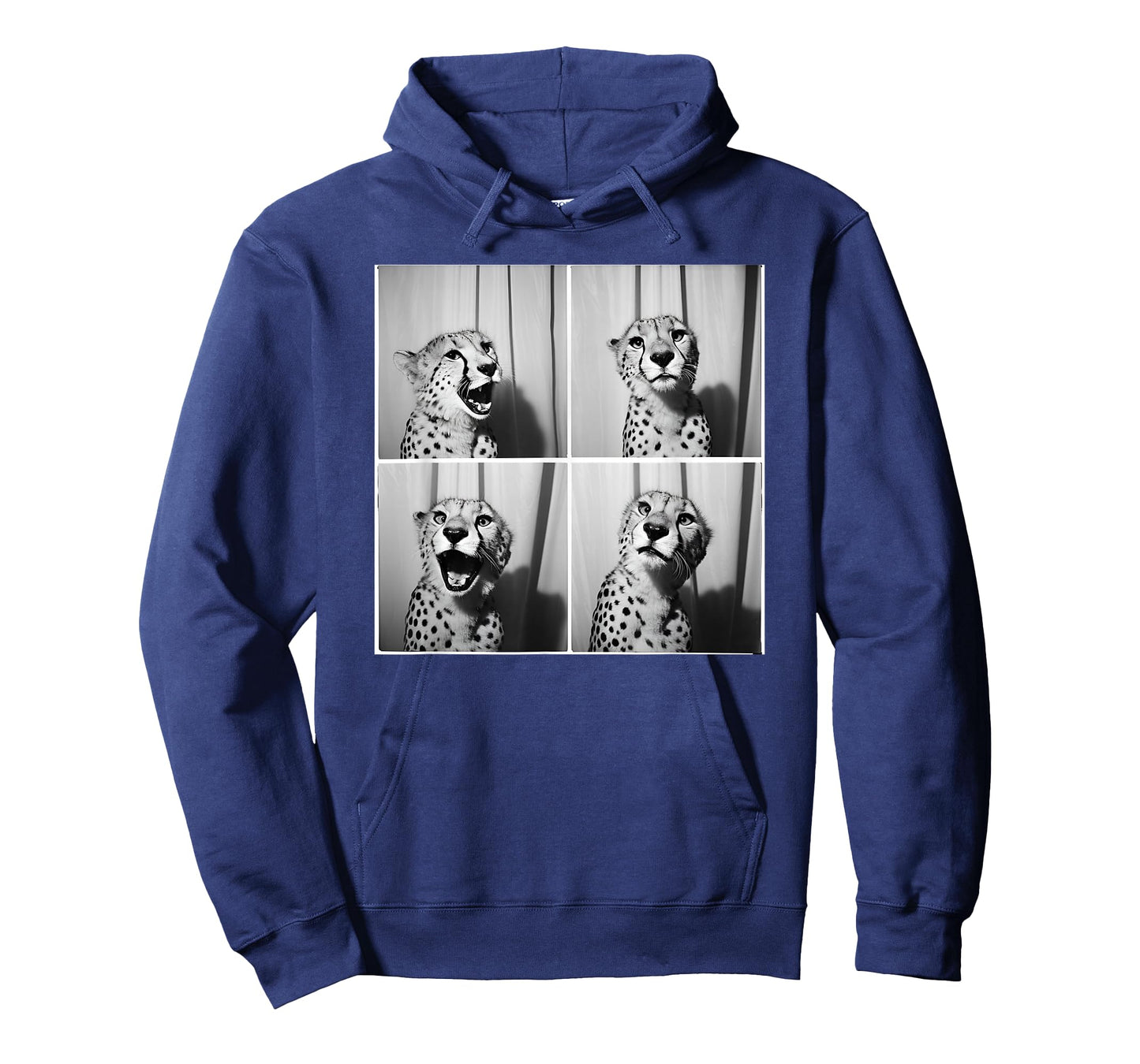 Cute Cheetah Photobooth Picture Quirky Funny Zoo Animal T-Shirt
