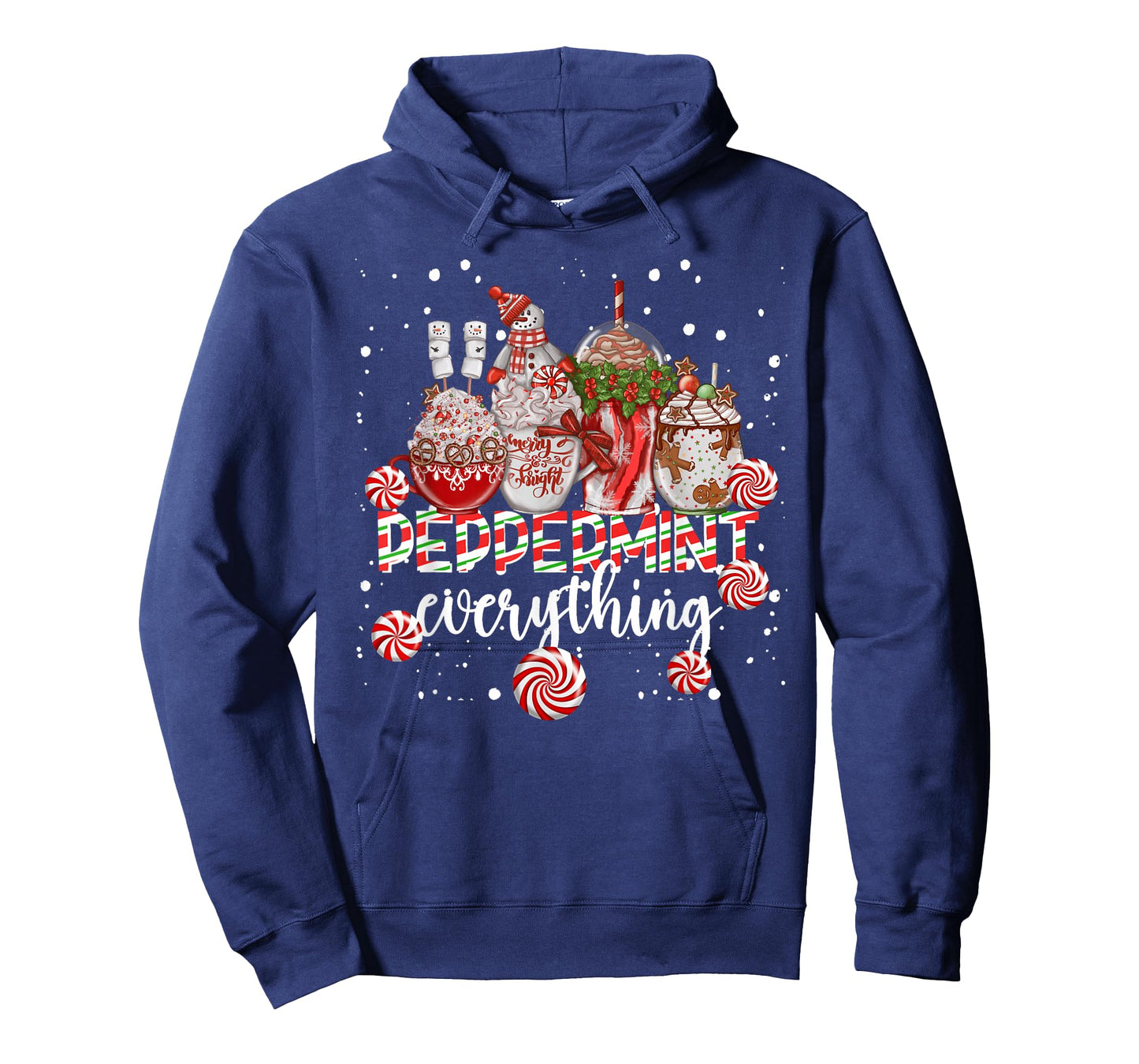 Christmas Peppermint Everything Coffee Chocolate Mocha Xmas T-Shirt