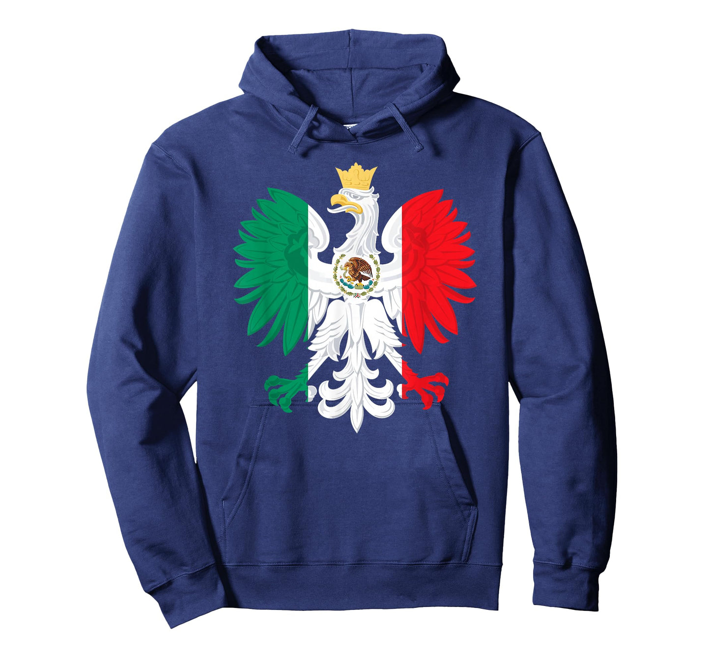 Mexican Polish Flag Eagle Mexico Poland Polska Heritage T-Shirt