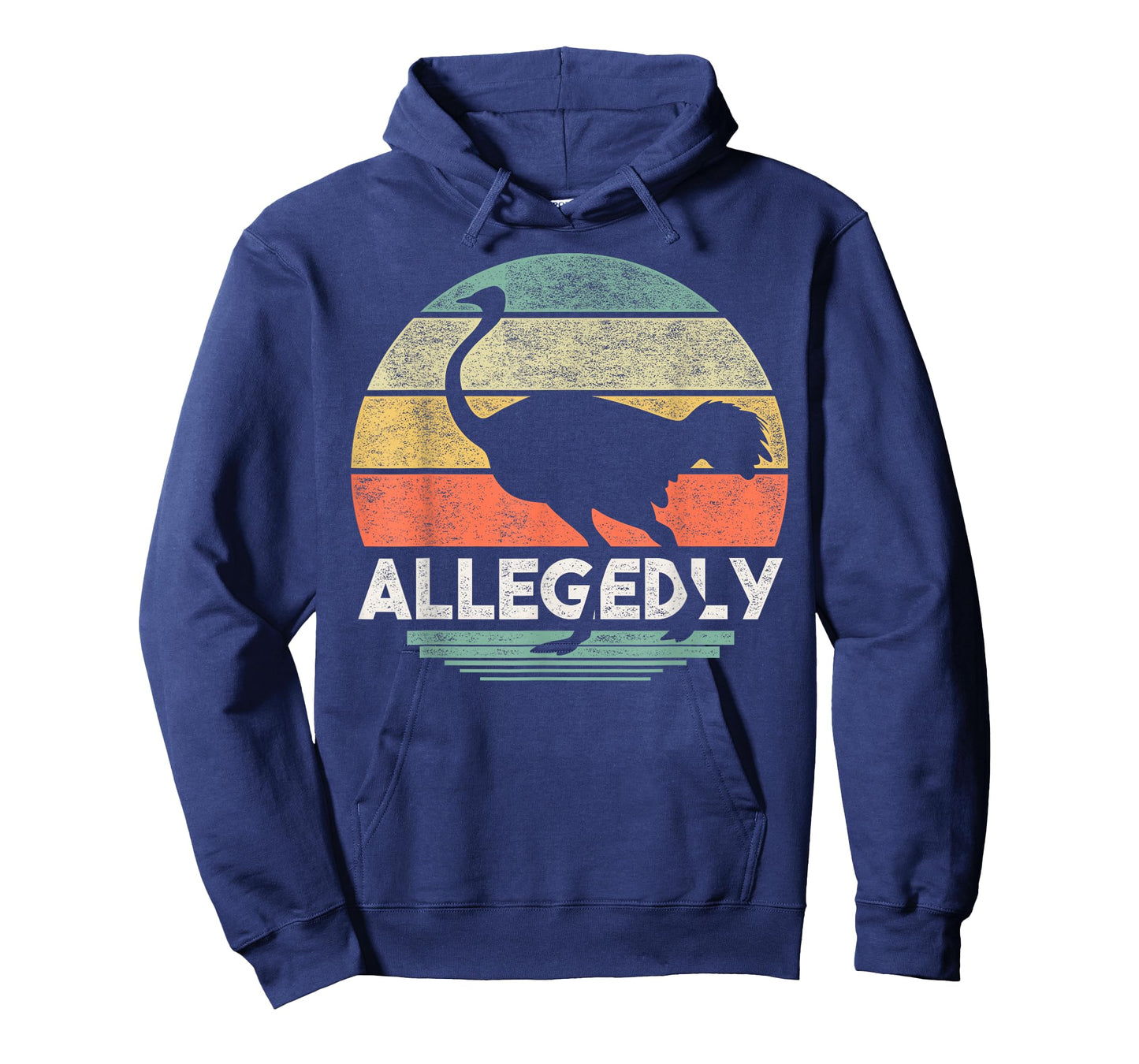 Allegedly Ostrich T Shirt Funny Bird Lover T-Shirt