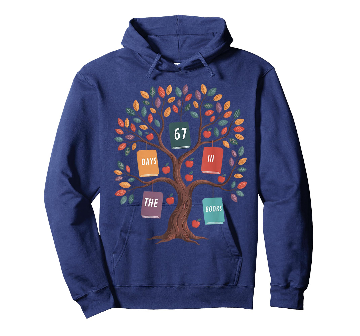 67 Days in The Books Reading Teacher 67th Day of School T-Shirt