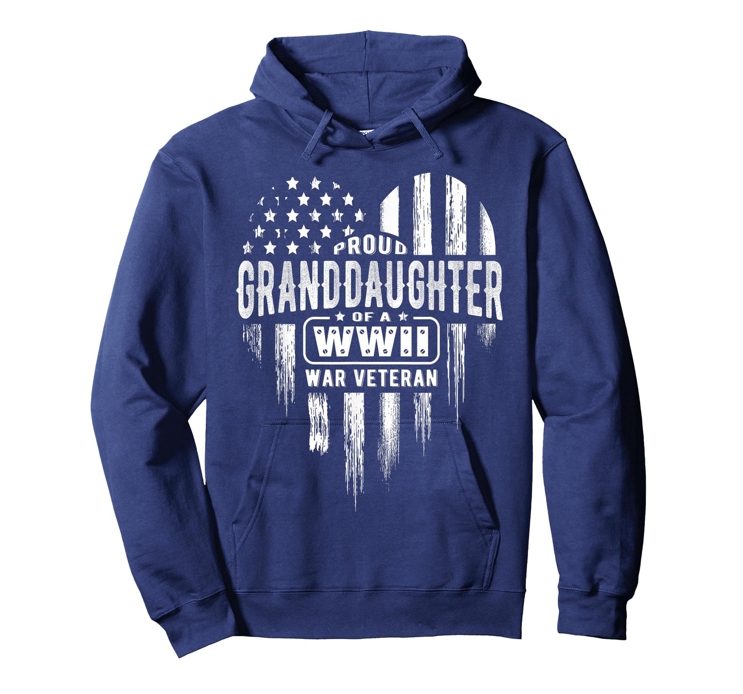 Proud Granddaughter WWII Vet Grandpa Veterans Day T-Shirt