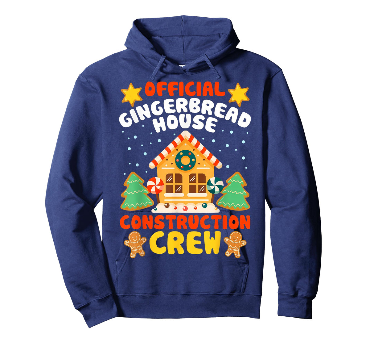 Ginger Christmas Cookie CG Official Gingerbread House Construction Crew T-Shirt