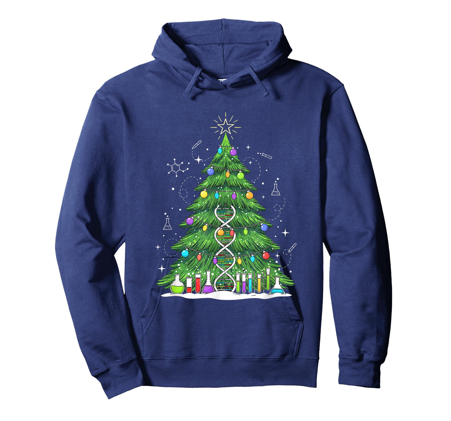 Science & Technology DNA Christmas Tree, Lab Chemistry Tree T-Shirt