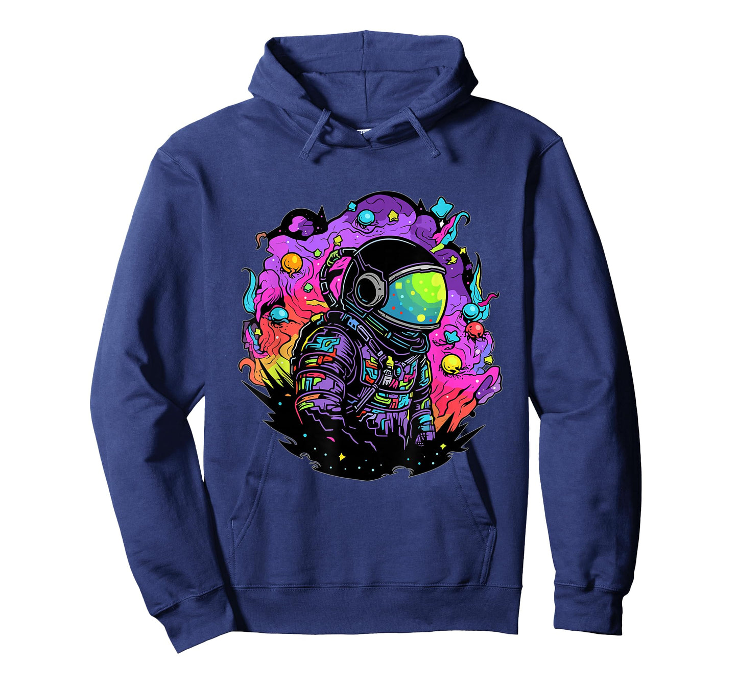 Trippy Astronaut Psychedelic Spaceman Traveler EDM T-Shirt