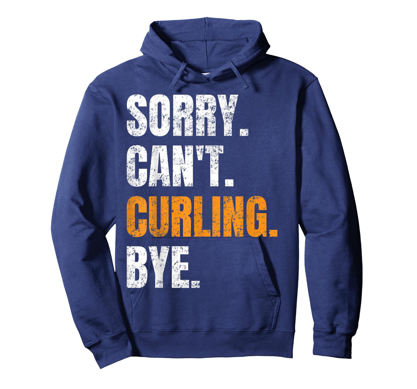 Sorry Can't Curling Bye Retro Curling Lovers Fan Curling T-Shirt