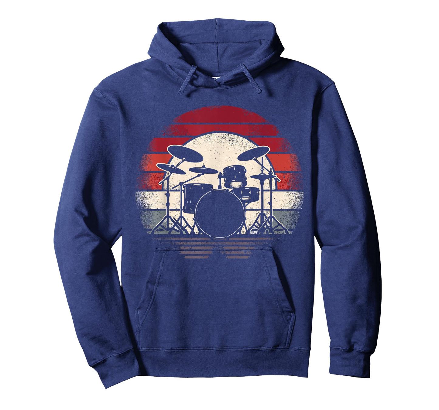 Drums Drummer Band Drumset Retro Vintage Drum T-Shirt