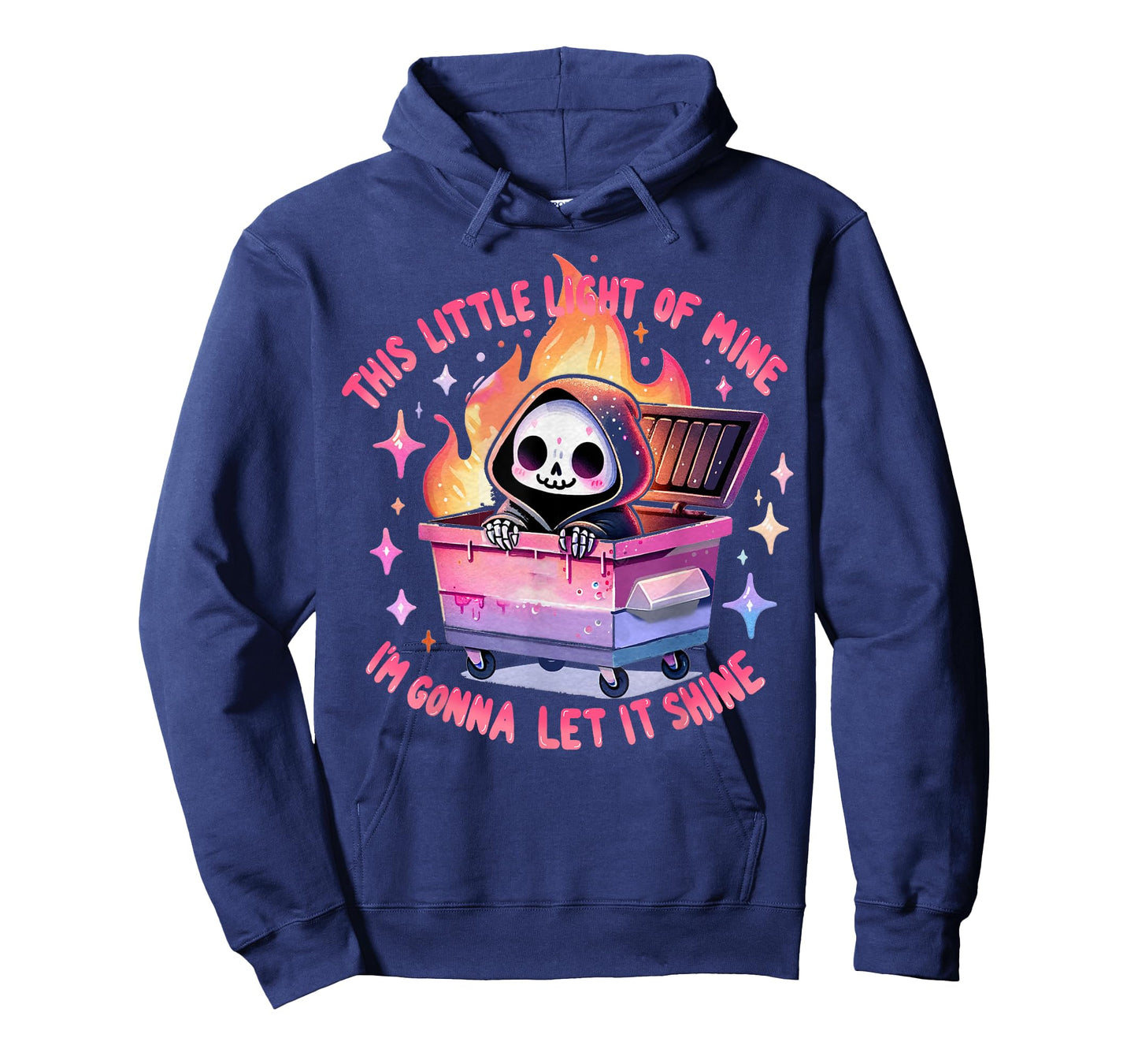 Funny Groovy This Little Light-of Mine Lil Dumpster Fire T-Shirt