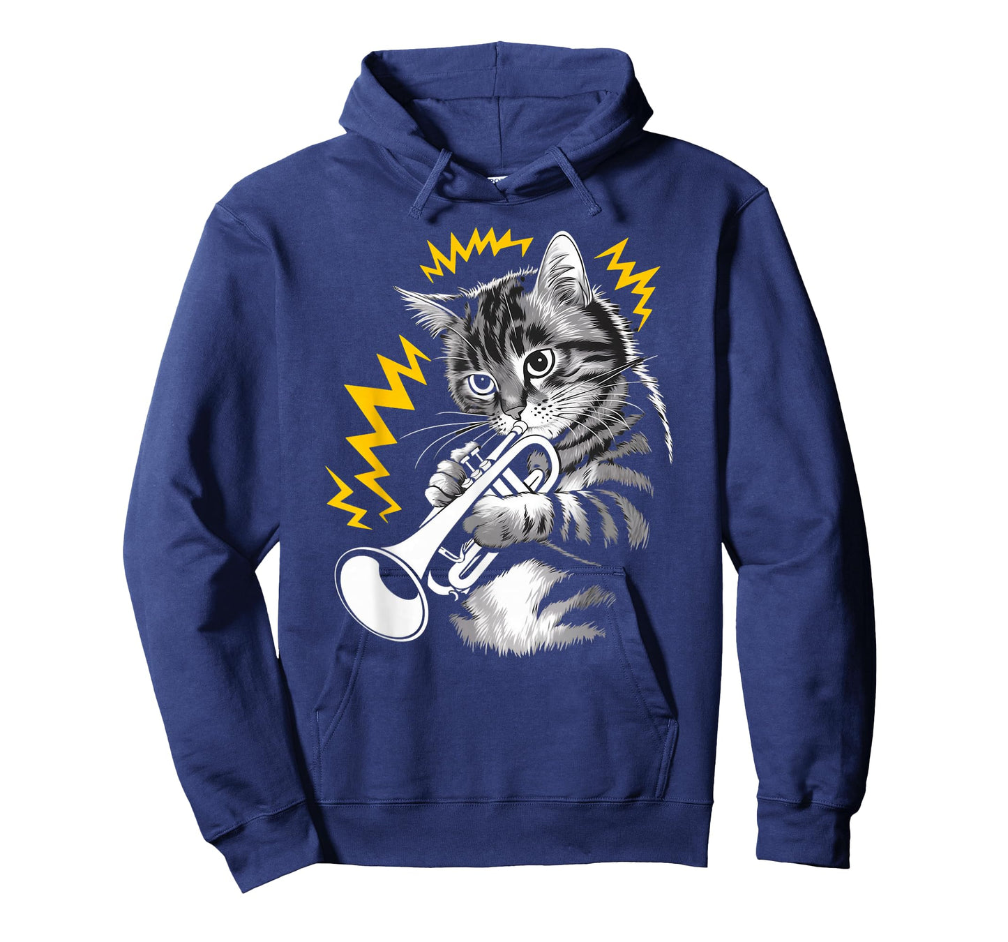Rockstar Trumpeter Cat on Cat Trumpet T-Shirt