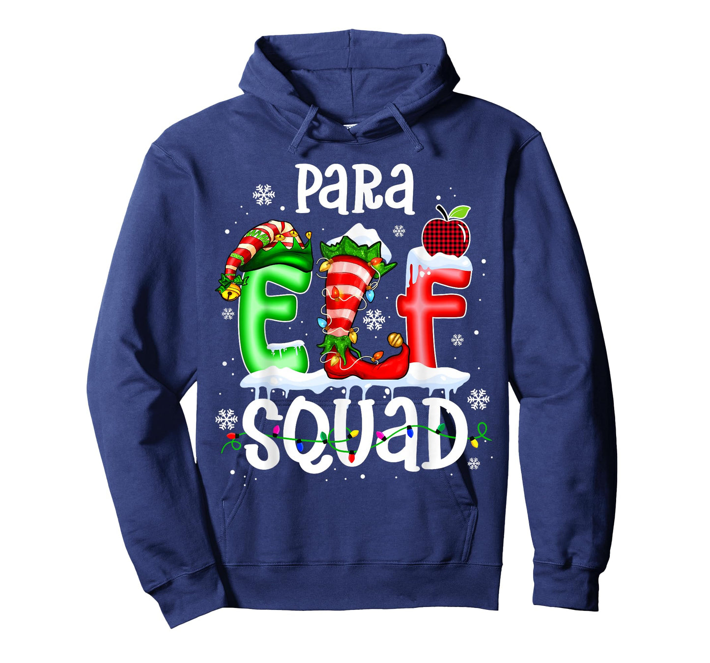 Cute para ELF Squad Funny Christmas ELF Kids Teacher Group T-Shirt