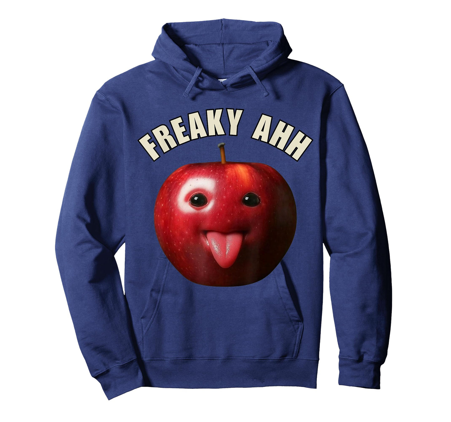 Funny Silly AI Apple gen z Meme BrainRot Humor Tongue Out T-Shirt