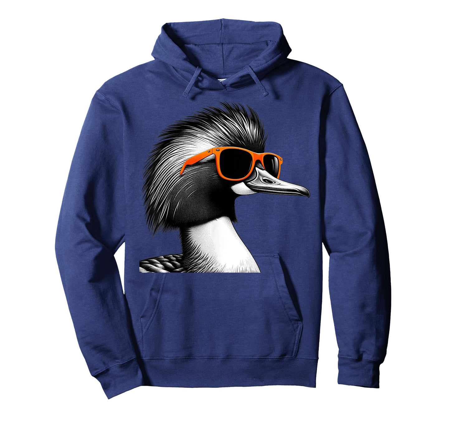 Cool Merganser Bird Wearing Sunglasses Graphic Art T-Shirt