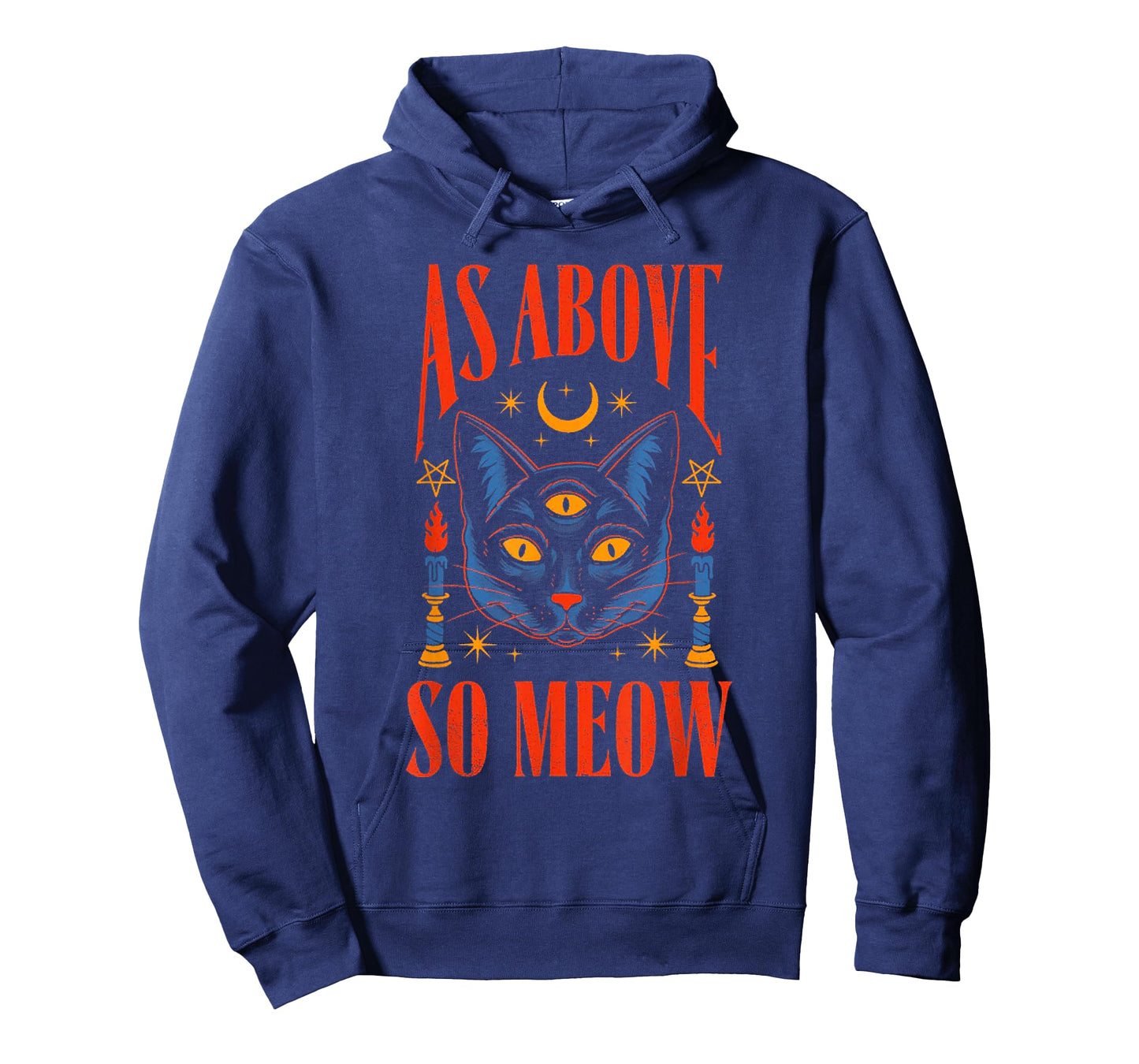 As Above So Meow Magic Cat Halloween Costume Men Women T-Shirt