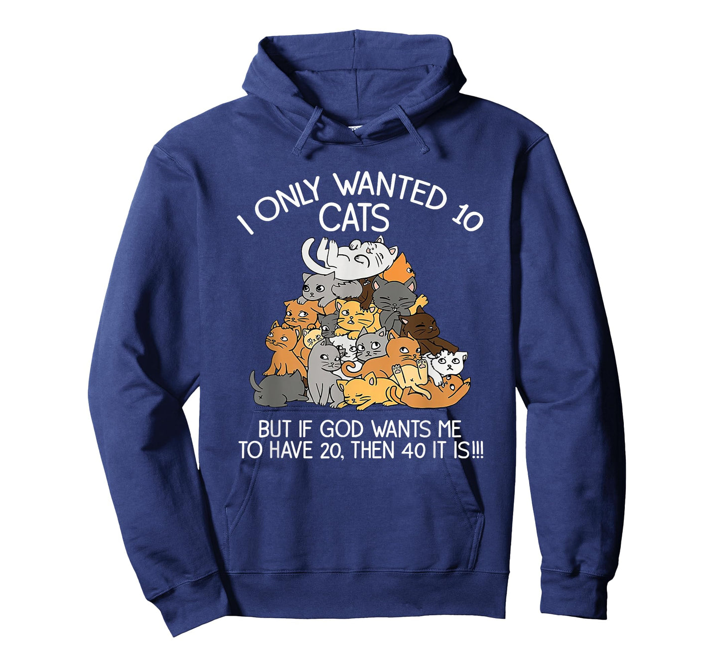 I Only Wanted 10 Cats But If God Wants Me To Have 20 T-Shirt