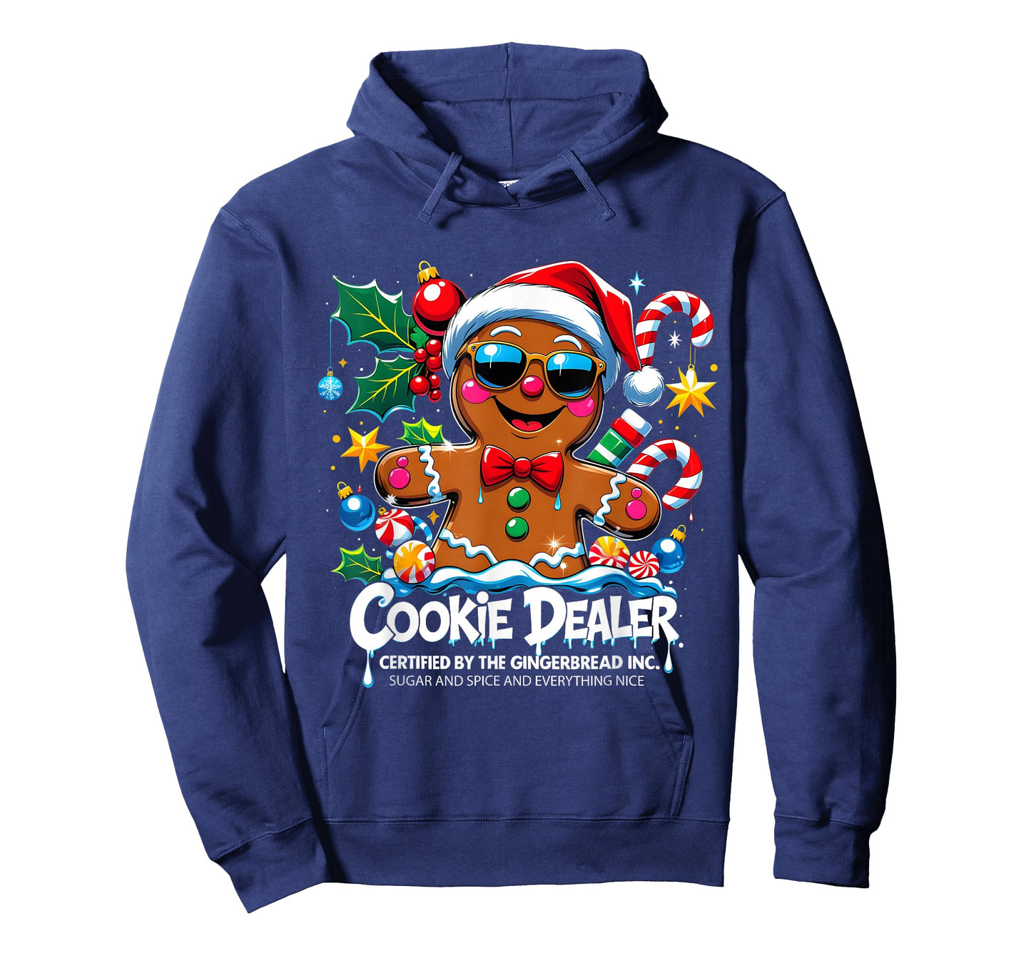 Cookie Dealer Funny Gingerbread Christmas Art T-Shirt
