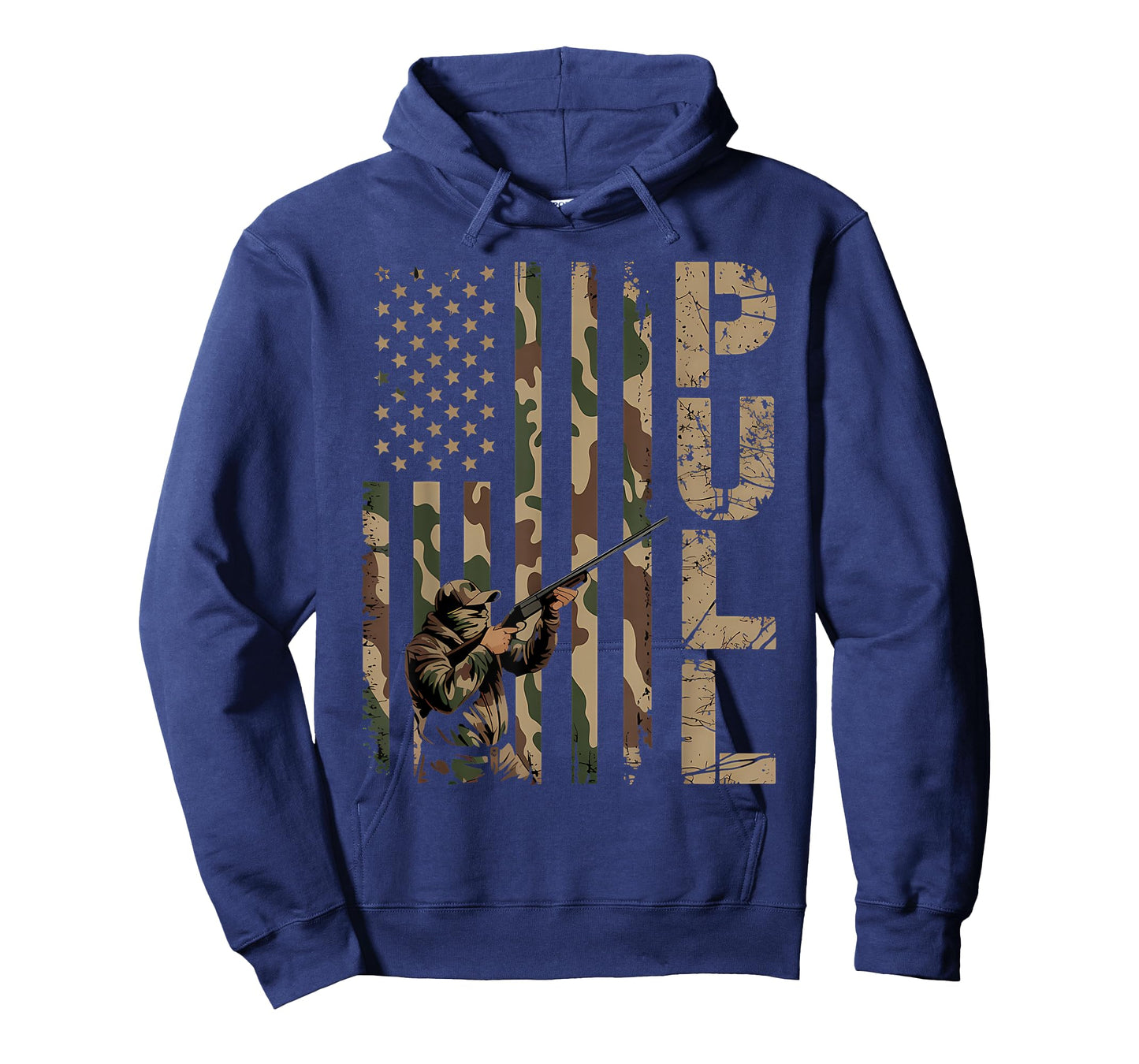 Skeet Trap Shooting Clay Shooting Skeet Shooter USA Flag T-Shirt