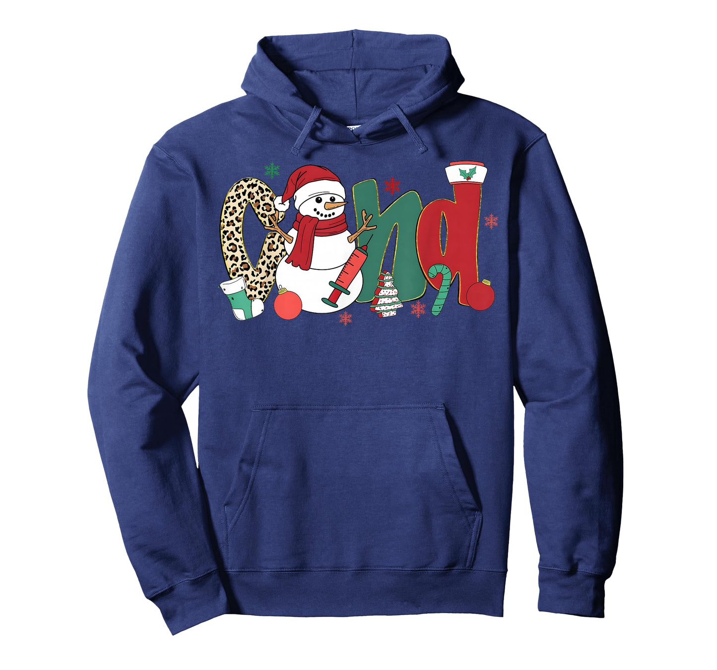 CNA Nurse Snowman Merry Christmas Leopard Snowmies Men Women T-Shirt