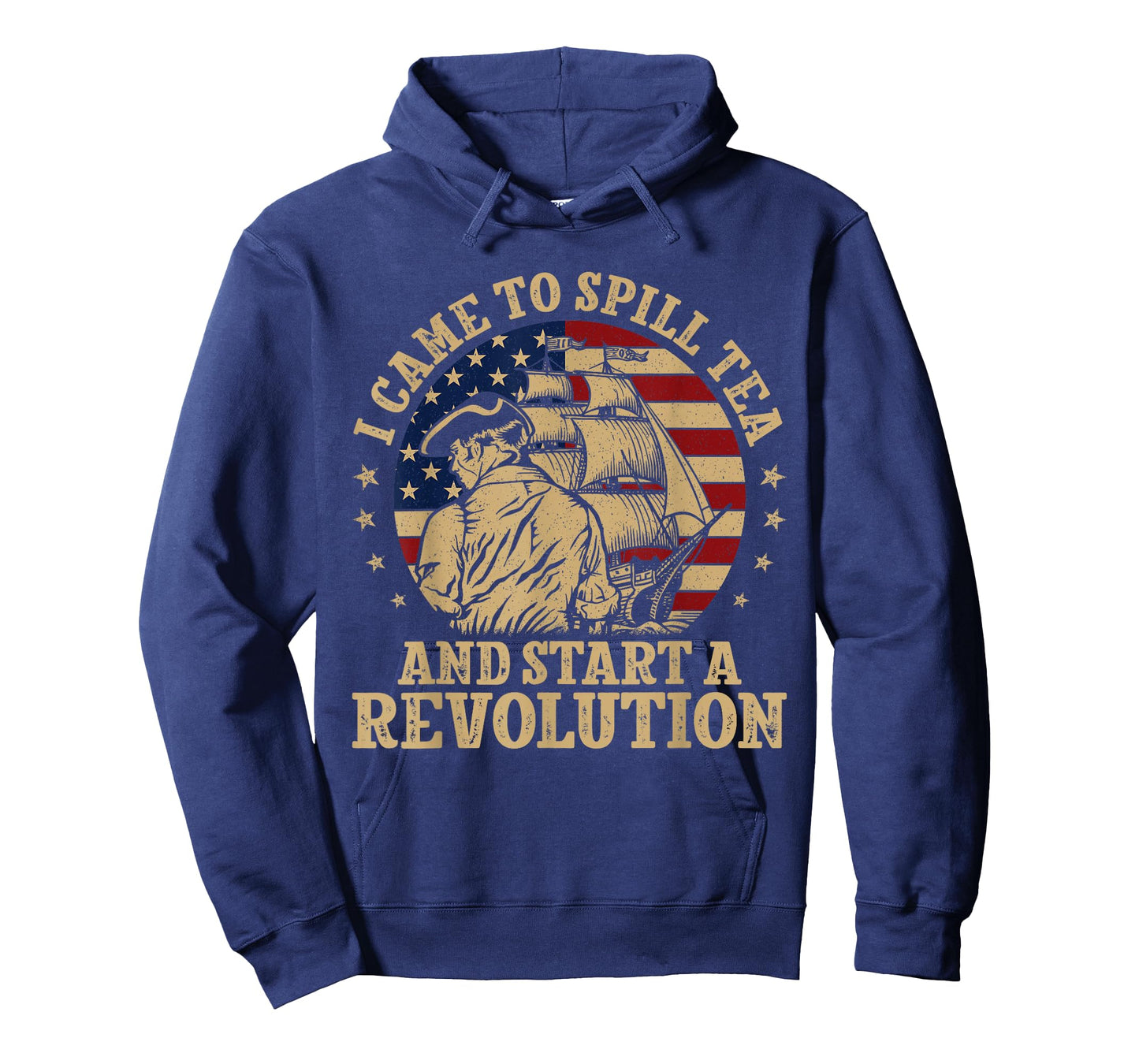 Funny Tea Party Historian American Flag US History Boston T-Shirt