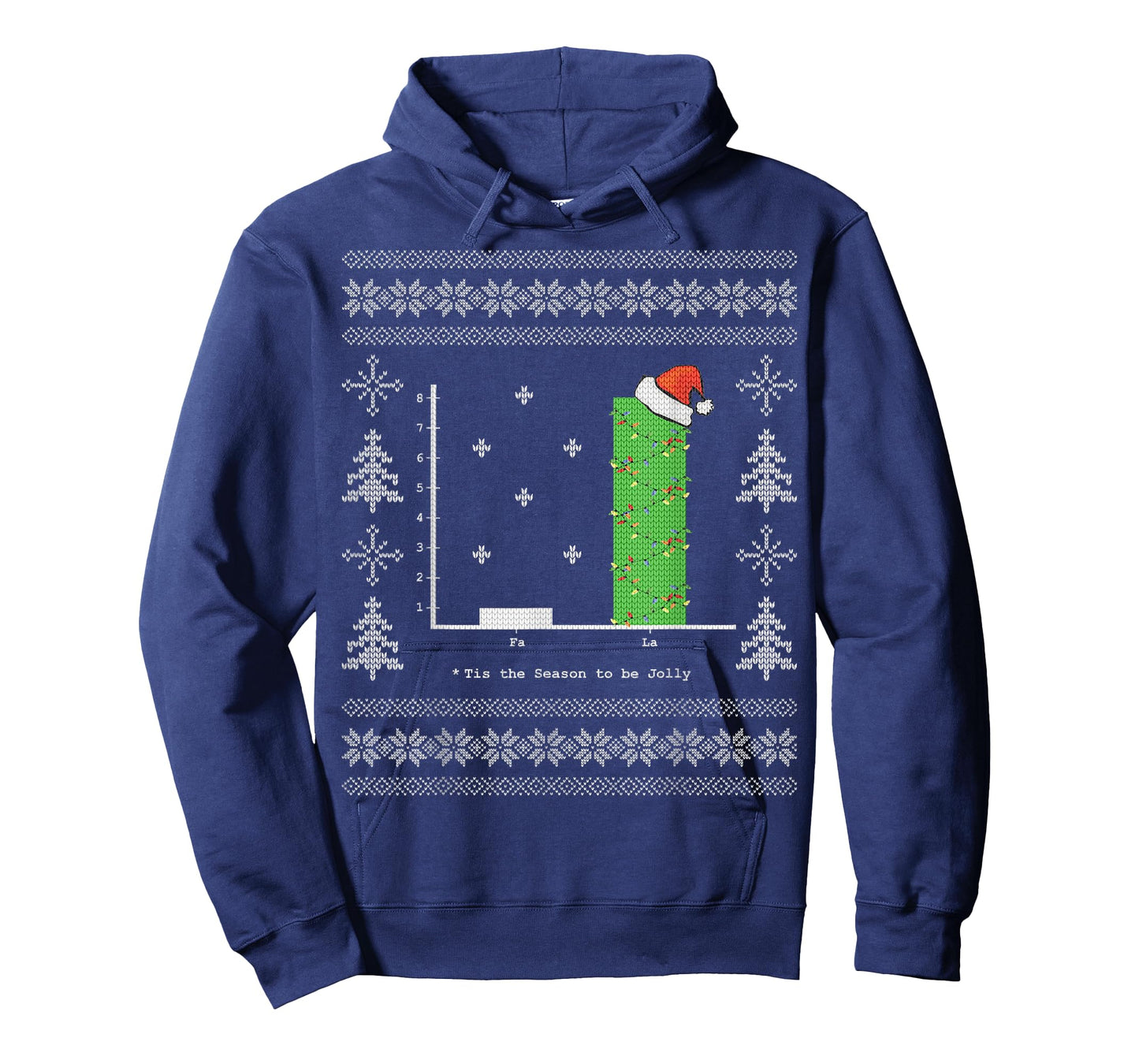 Christmas Carol Math Bar Graph Ugly Christmas T-Shirt T-Shirt