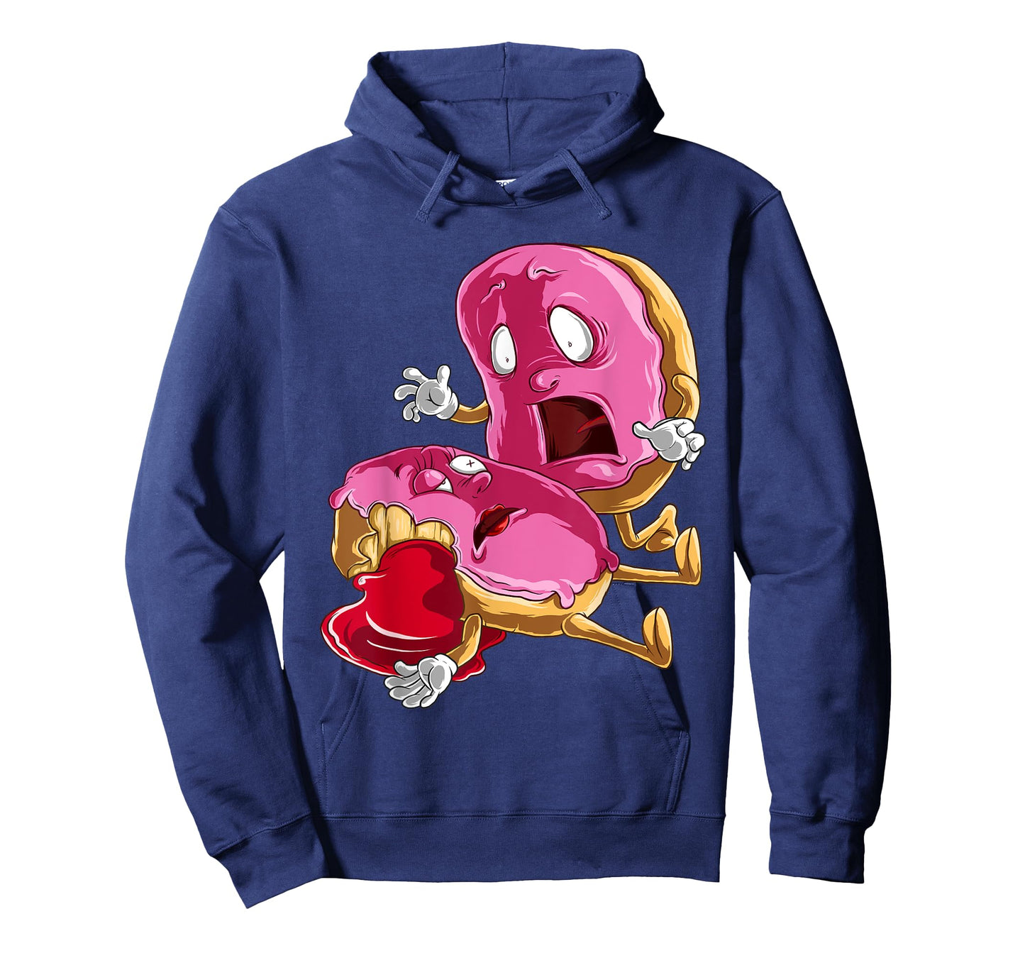 Cool Donut And Donut Blood | Funny Doughnut Filling Fan Gift T-Shirt