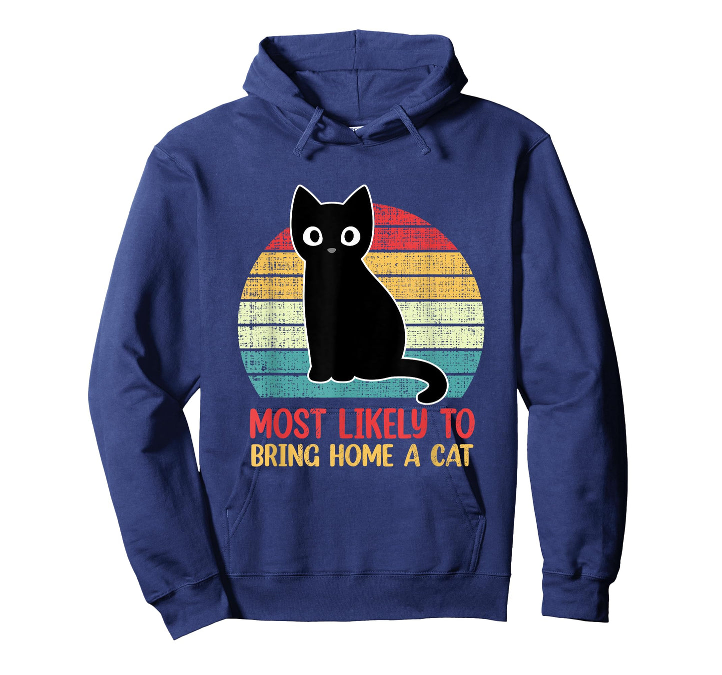Most Likely To Bring Home A Cat Retro Cat Lovers T-Shirt
