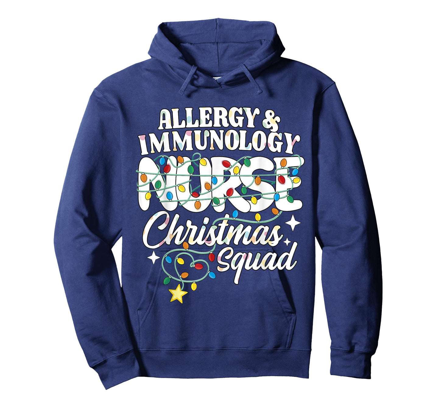 Allergy & Immunology Nurse Christmas Squad Allergy Nursing T-Shirt