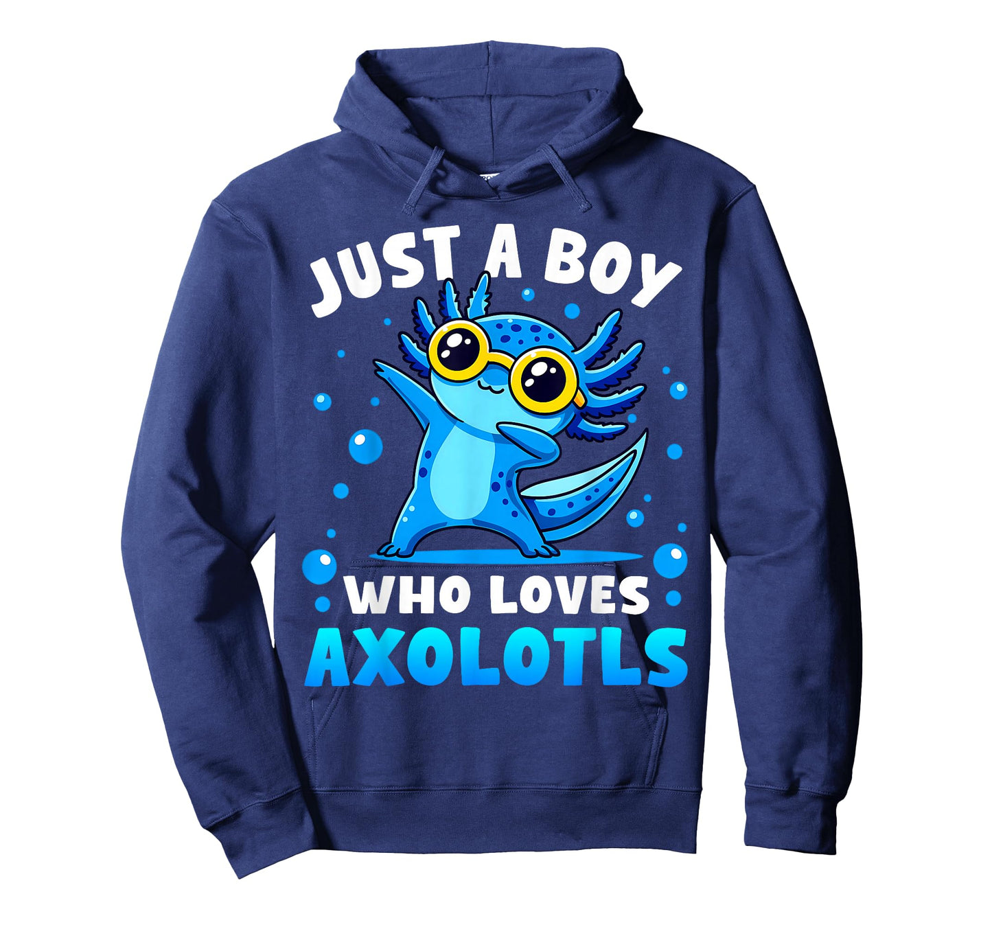 Just A Boy Who Loves Axolotls Cute Dabbing Axolotl Boys Kids T-Shirt