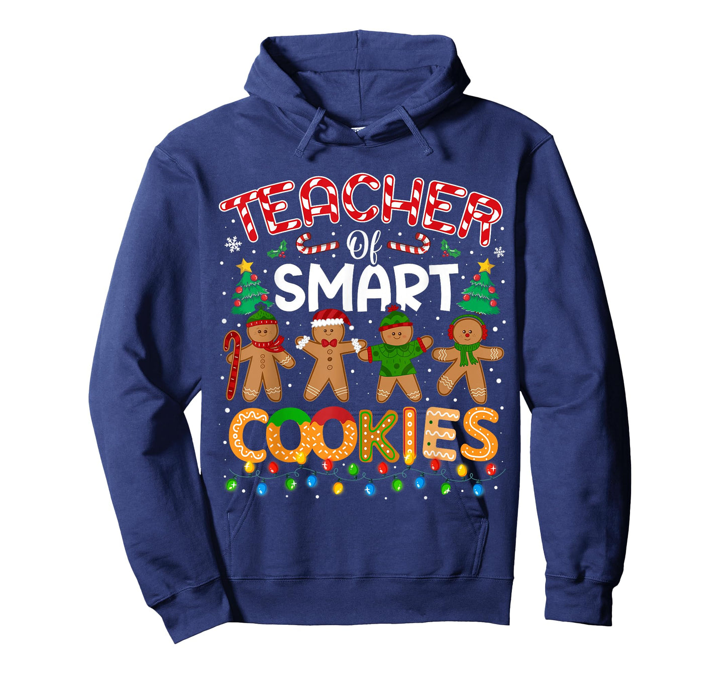 Christmas Teacher of Smart Cookies Funny Cute Gingerbread T-Shirt