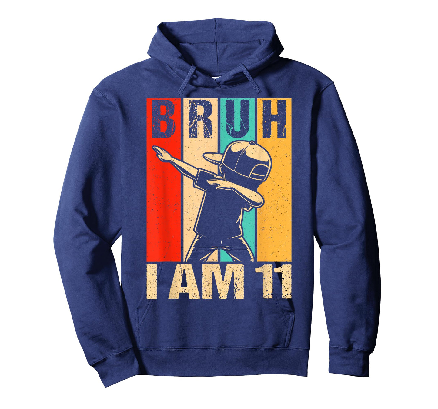 11 Year Old Birthday Dabbing Boy Bruh It's My 11th Birthday T-Shirt