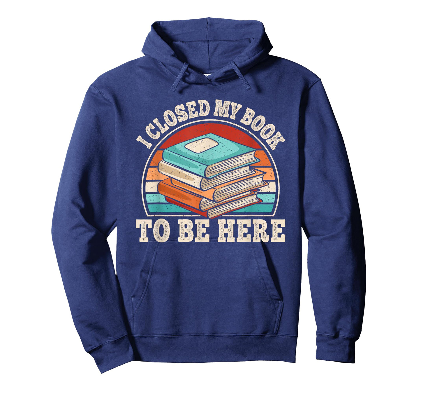 I Closed My Book To Be Here Reading Retro Bookworm Men Women T-Shirt