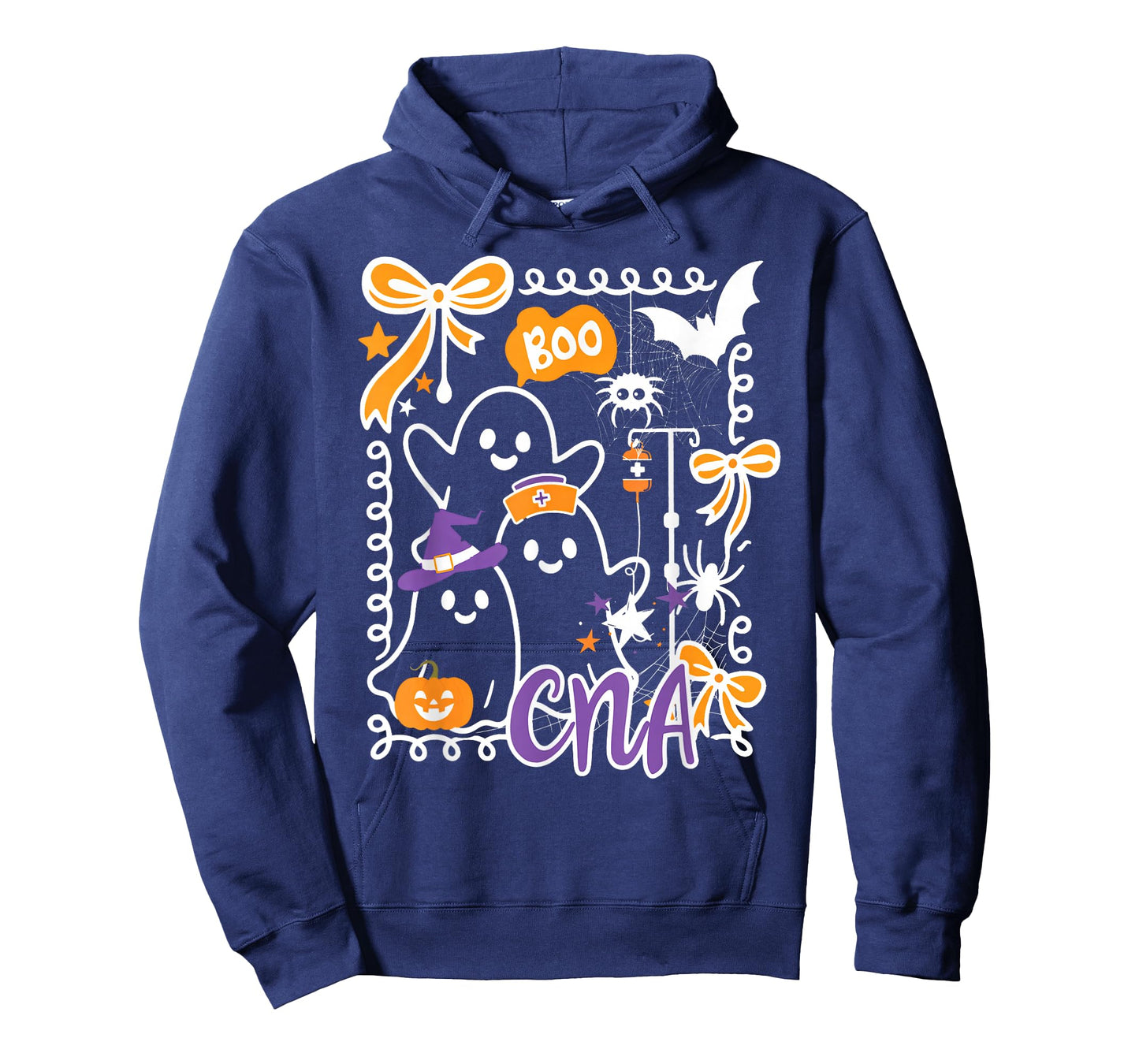 Coquette Halloween CNA Boo Ghost Certified Nursing Assistant T-Shirt