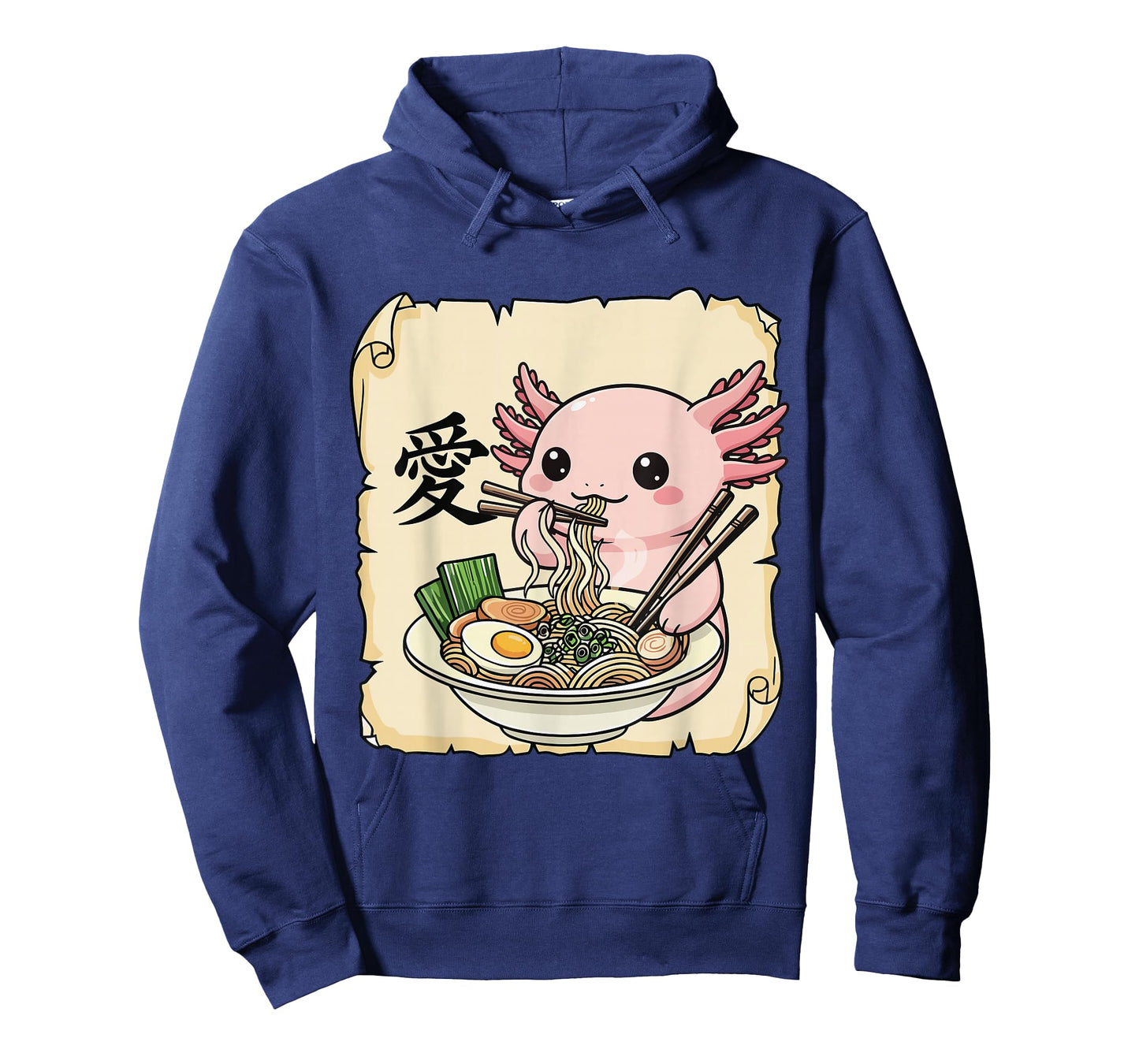 Funny Axolotl Ramen Kawaii Anime Japanese Graphic Women Men T-Shirt