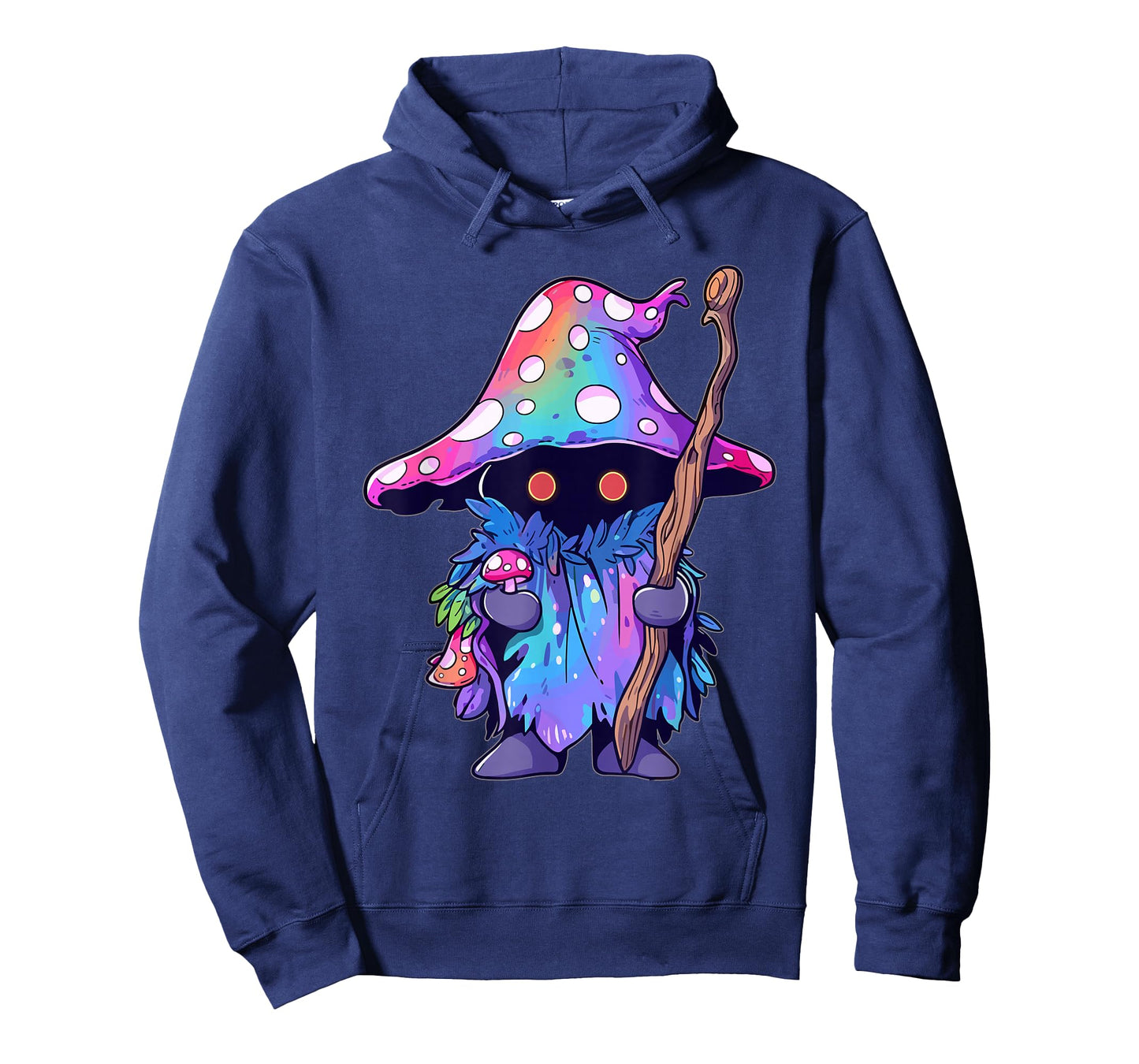 EDM DJ Festival Outfit Men & Women Unisex-Adults Psychedelic Festival Trippy Wizard EDM Rave T-Shirt Black Small Short Sleeve T-Shirt