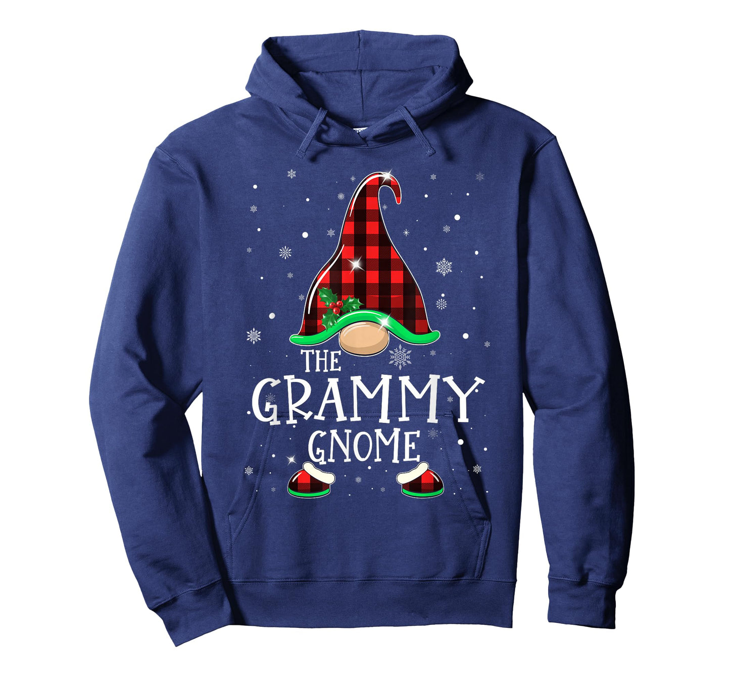 Funny GRAMMY Gnome Buffalo Plaid Matching Christmas Pajama T-Shirt