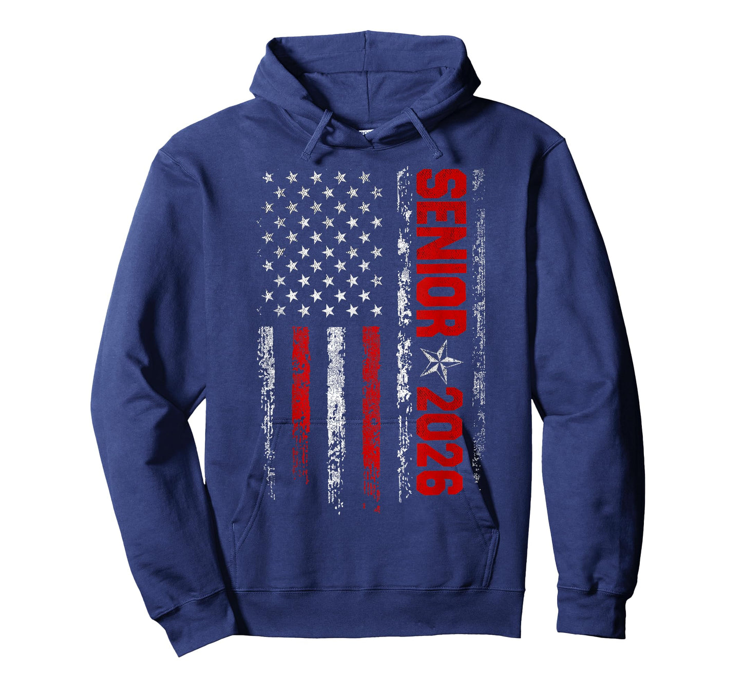 Senior Class of 2026 Back to High School American USA Flag T-Shirt