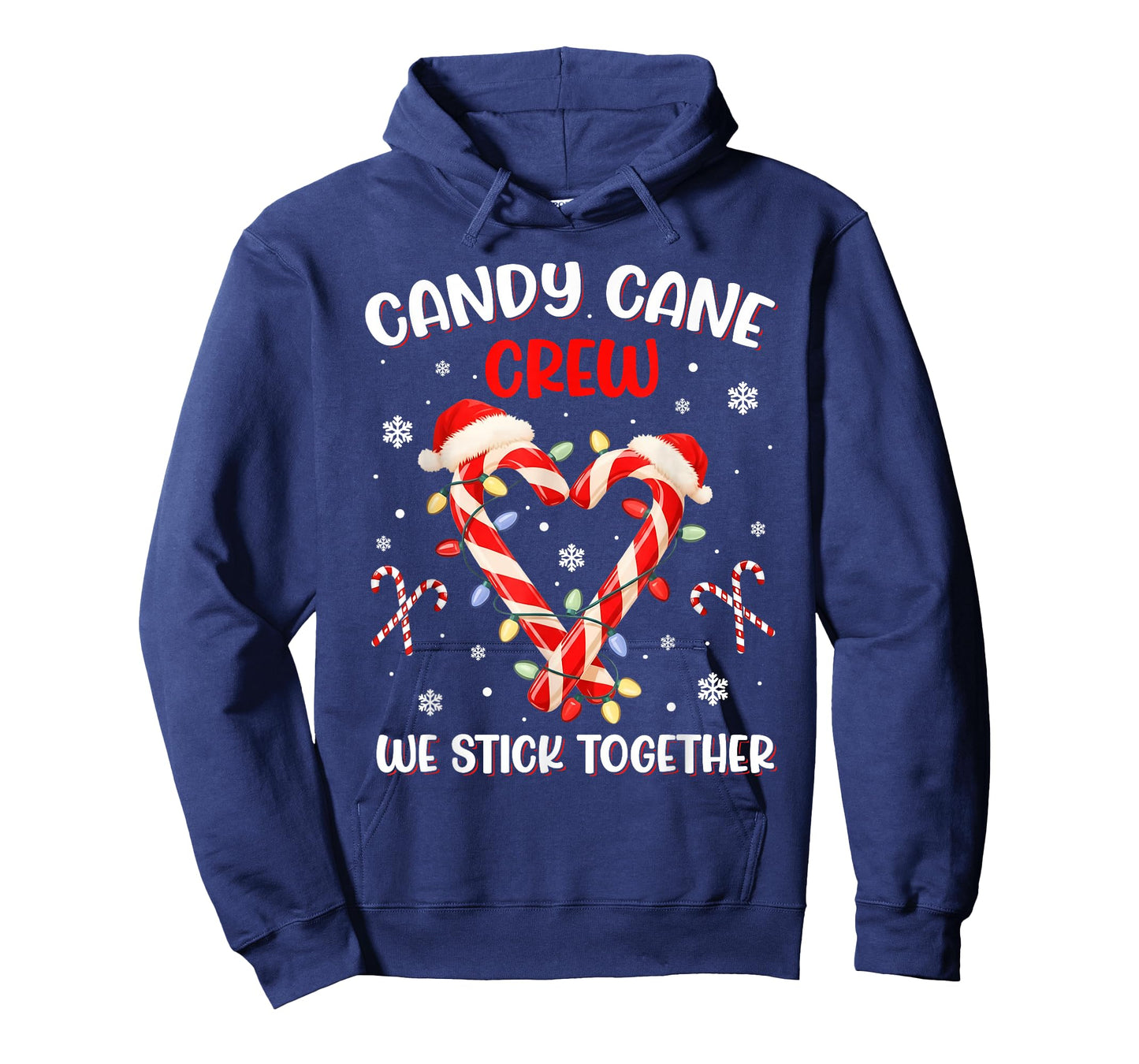Christmas Candy Cane Heart Holiday Family Matching Pajama T-Shirt
