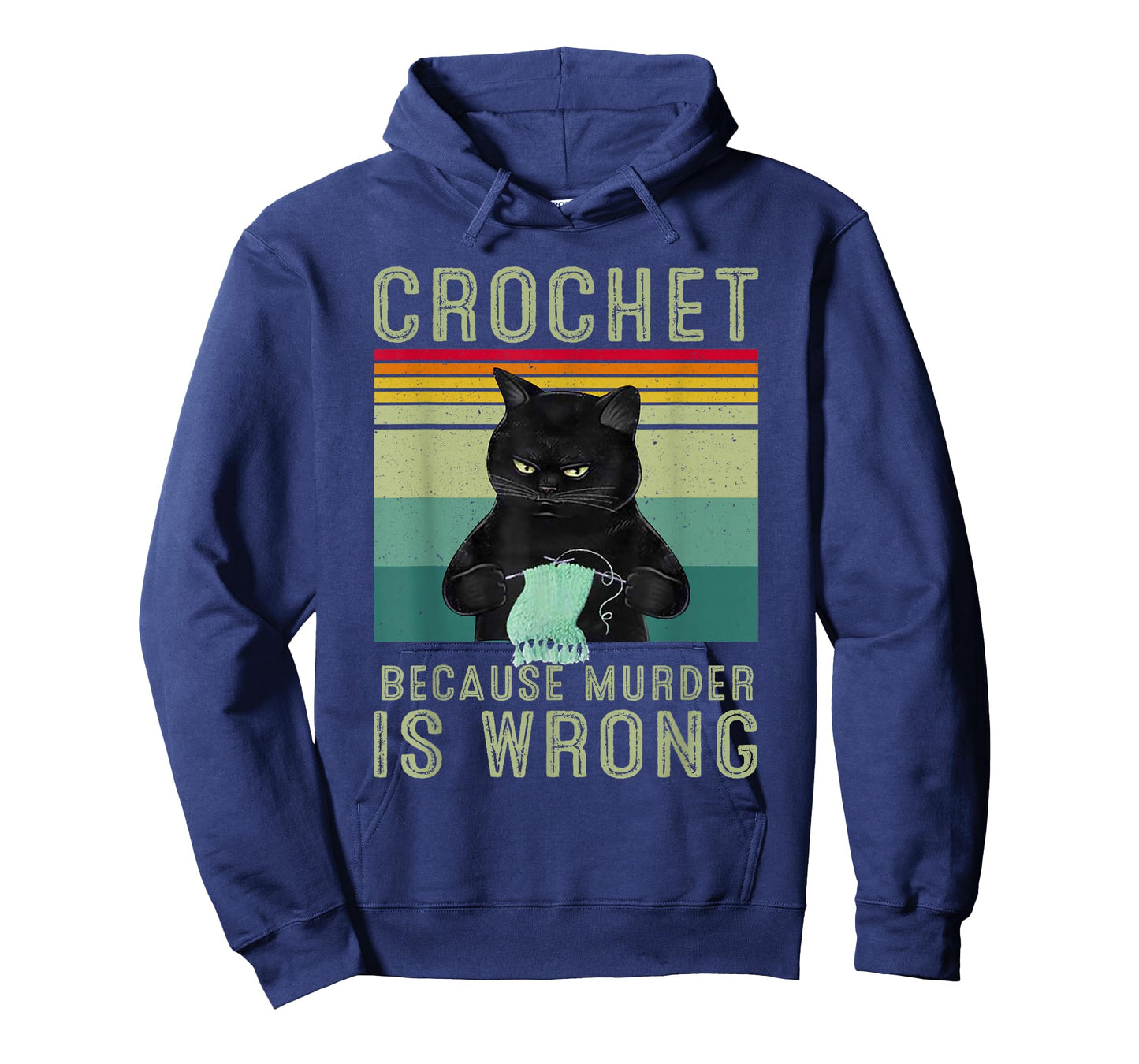 Crochet Because Murder Is Wrong T-Shirt