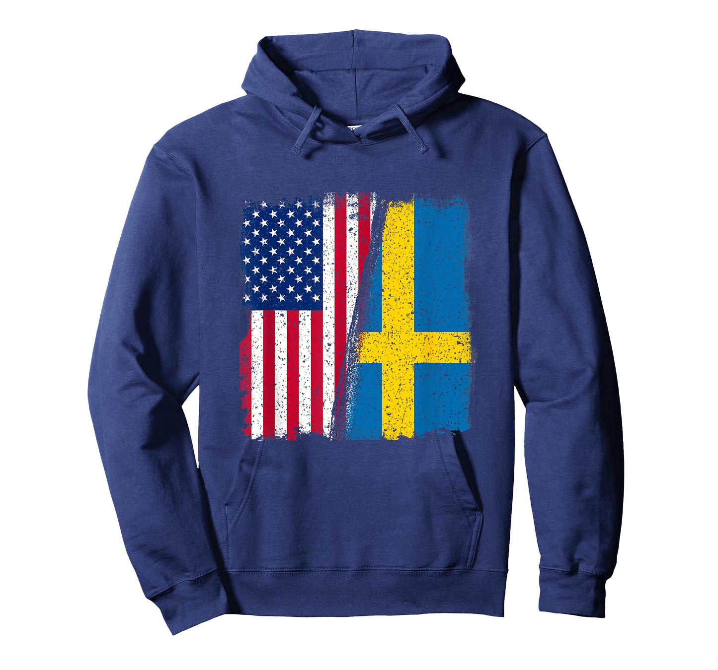 Sweden USA Swede USA Lover Sverige USA Flag T-Shirt
